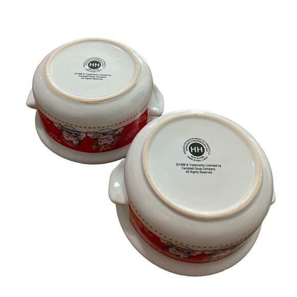 HOUSTON HARVEST GIFT PRODUCTS - CAMPBELL SOUP COMPANY - SET OF 2 - BOWL & LID - Picture 8 of 8